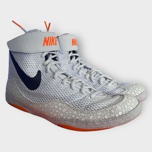 Nike Inflict Se Grey Orange Safari Olympic Pack Wrestling size 9 DJ4471-900 New